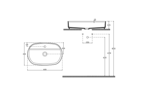 CAPTURE DECRAN 2025 06 26 114608 | Vitrine Banyo Vasque à poser INFINITY OVAL, 60x40cm, vert menthe Rixheim 0