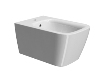 Bidet suspendu NUBES 35x55cm, blanc ExtraGlaze Wittenheim