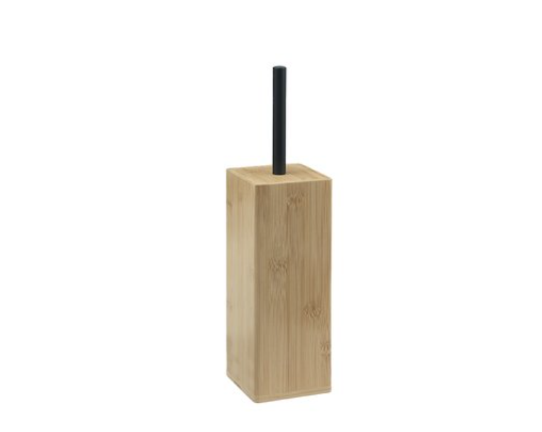 Porte-brosse/brosse de toilette sur pied BONNIE, bambou Montbéliard
