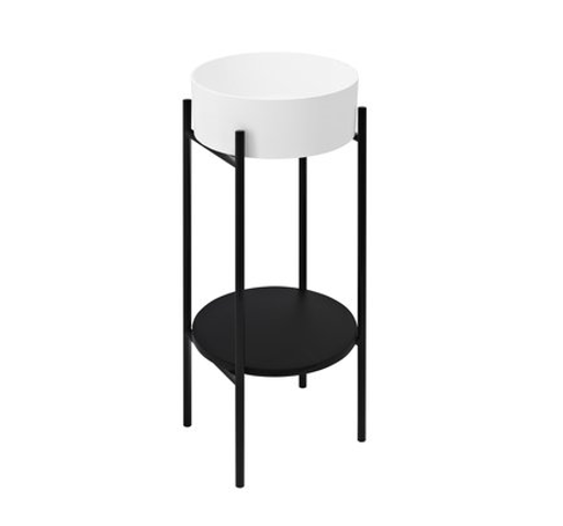 Colonne PUNO avec lavabo 375x870x448xmm, noir Rixheim
