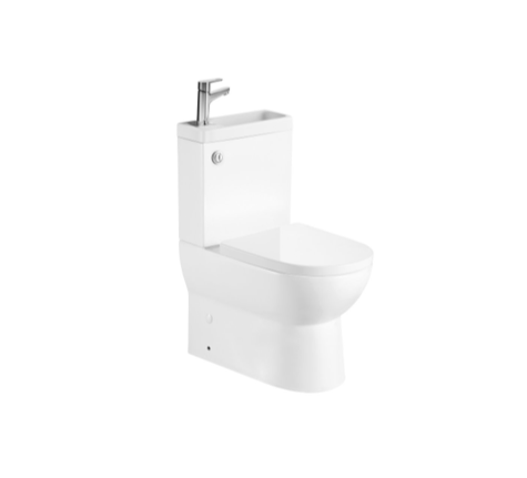 WC combiné JALTA HYGIE avec lavabo, sans bride, siphon S/P, blanc Valentigney