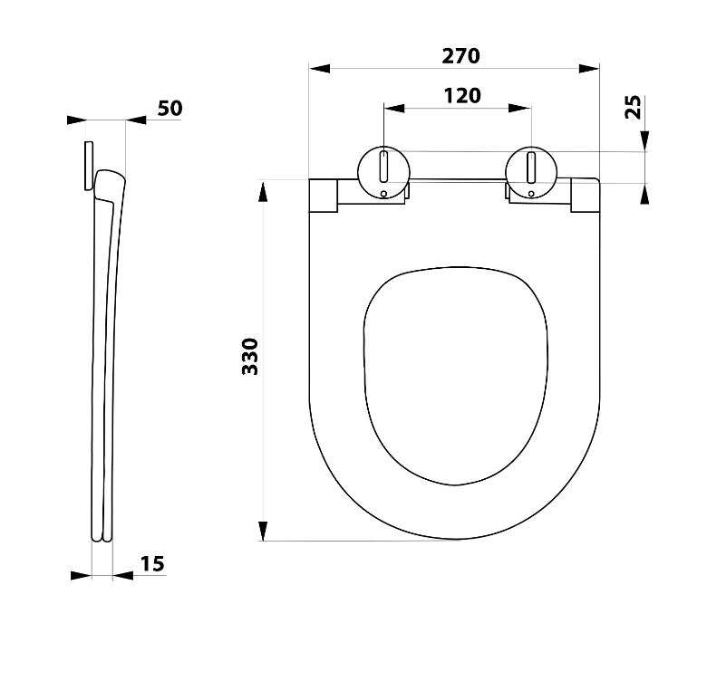 Siège de toilette PETIT, Easy Take, blanc Wittenheim 0
