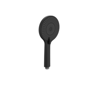 Douchette de massage, 3 modes, buses en silicone, Ø 120 mm, ABS/noir mat Audincourt