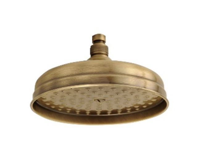 Pommeau de douche ANTEA, diamètre 200 mm, bronze Riedisheim