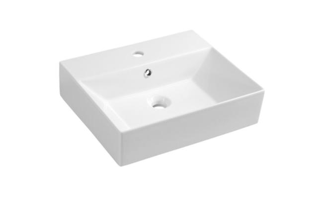 Lavabo en céramique SISTEMA 50x42cm, blanc Kingersheim