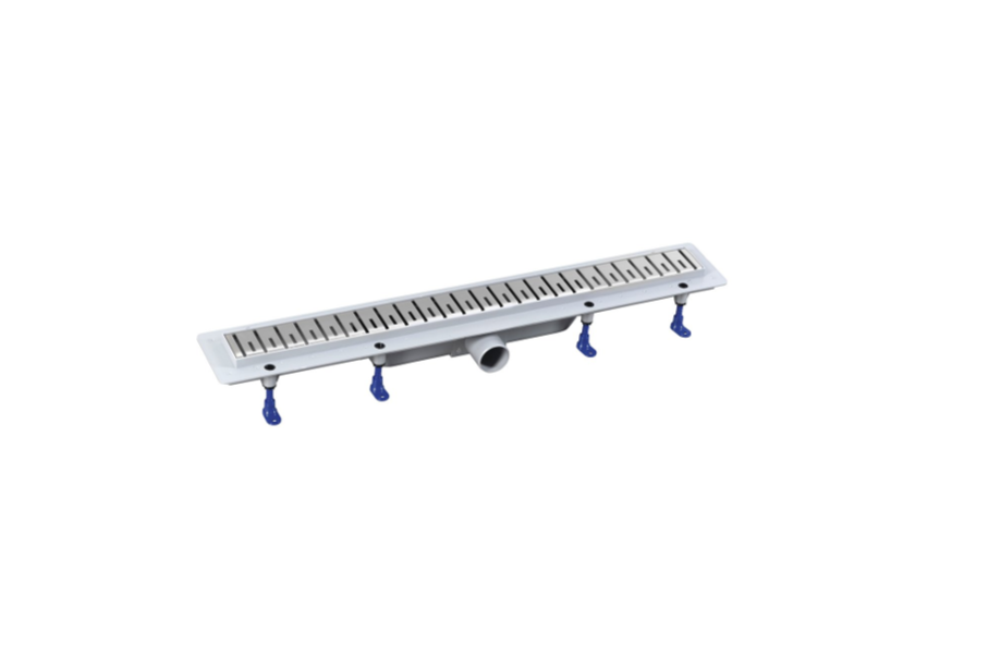 Siphon de sol KLAVER avec grille en acier inoxydable, L-810, DN50 Rixheim