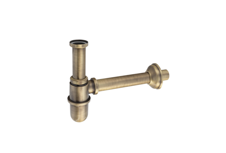 Siphon de lavabo RETRO 5/4&#8243; diamètre 32 mm, bronze Rixheim