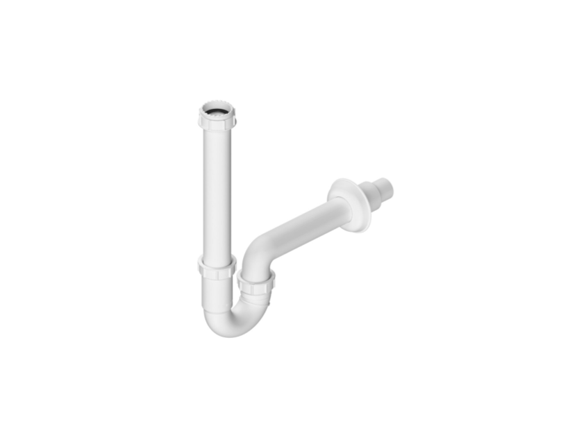 Siphon de lavabo U 5/4&#8243;, DN40, blanc Wittenheim