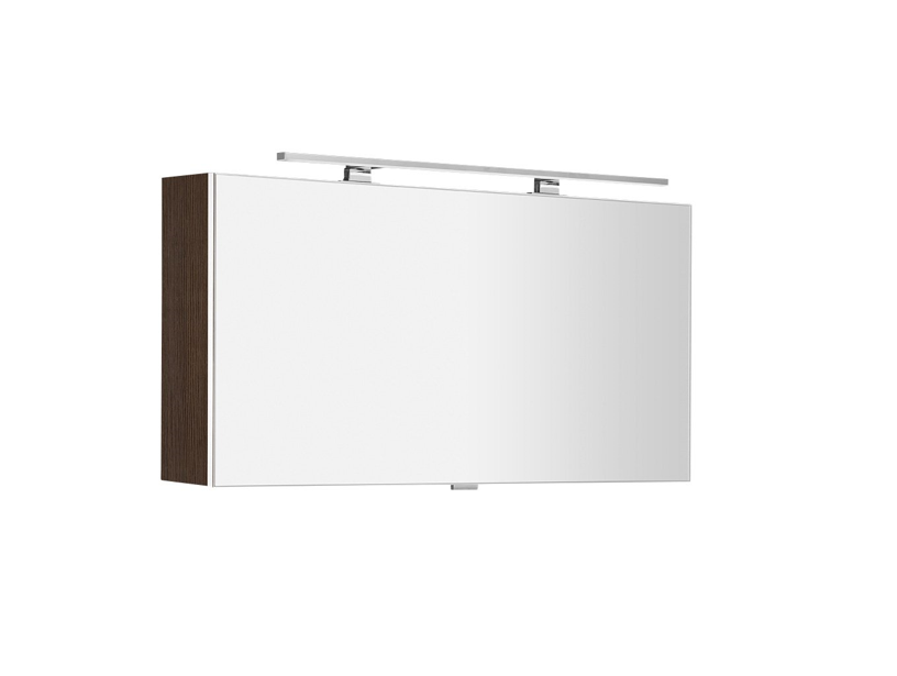 Armoire de toilette CLOE avec éclairage LED, 100 x 50 x 18 cm, pin rustique Audincourt