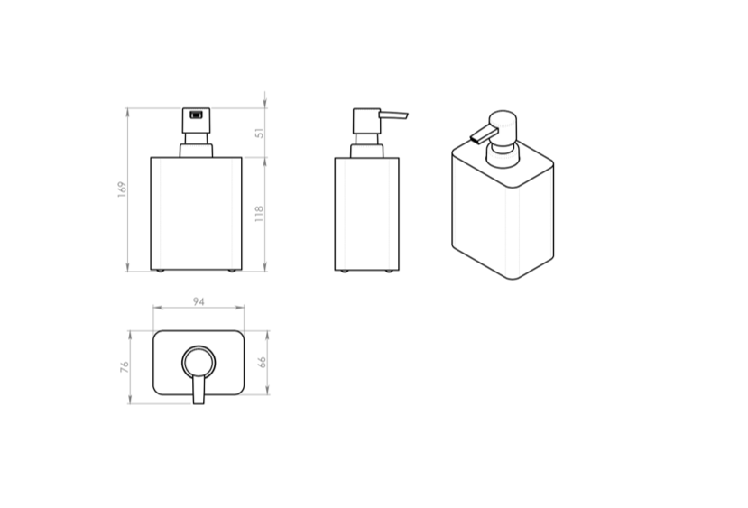 Distributeur de savon sur pied ARIES, beige Riedisheim 0