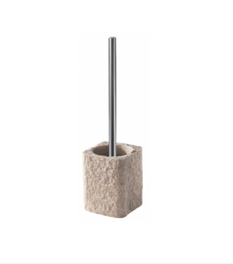 Brosse/porte-brosse WC sur pied ARIES, beige Guebwiller