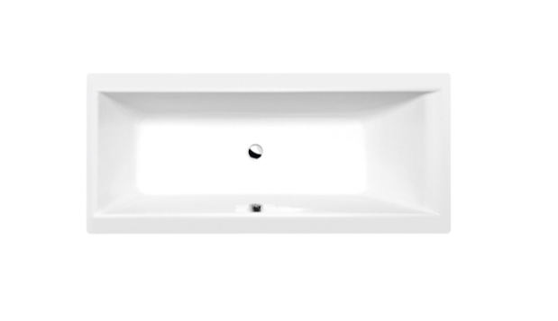 Baignoire rectangulaire CLEO 160x70x48cm, blanche Wittenheim