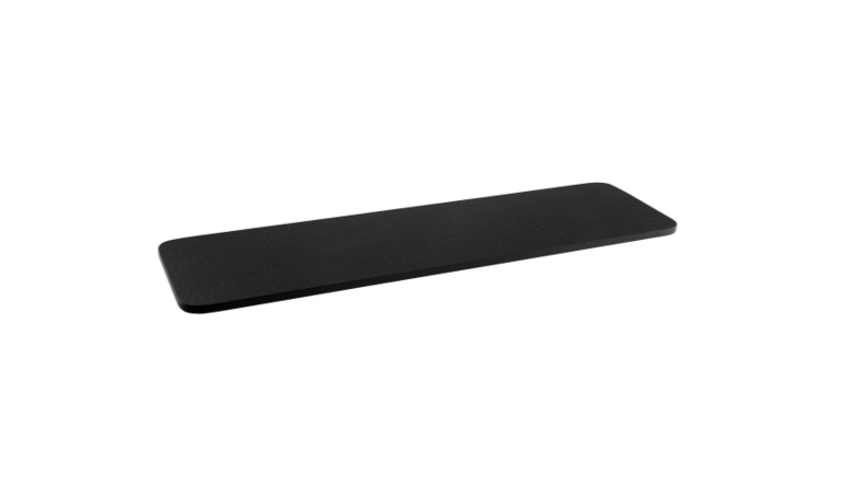 Plateau de baignoire DELONIX, 86 x 20 cm, noir Audincourt