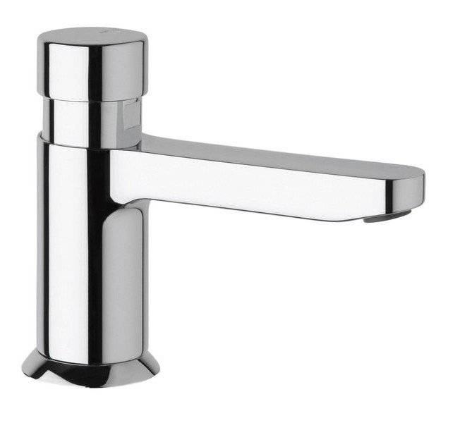 QUIK5 Robinet de lavabo à bouton-poussoir, chrome Illzach